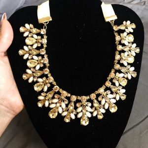 Beautiful cream statement necklace